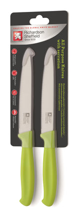  Richardson Sheffield R400 Series All Purpose Serated Knives (2) 