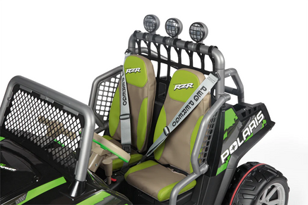  Kids Electric Ride On Peg Perego Polaris Ranger RZR Greenshadow 24V 6XL 