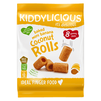 Kiddylicious Mini Coconut Rolls 12M +