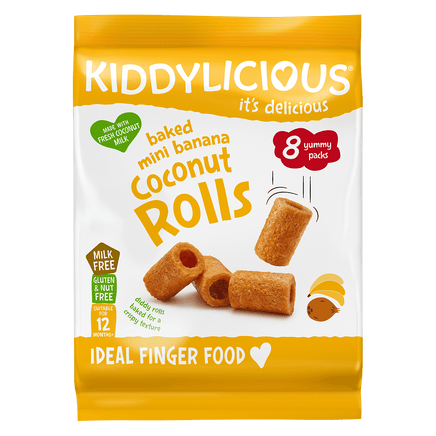  Kiddylicious Mini Coconut Rolls 12M + 