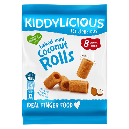  Kiddylicious Mini Coconut Rolls 12M + 