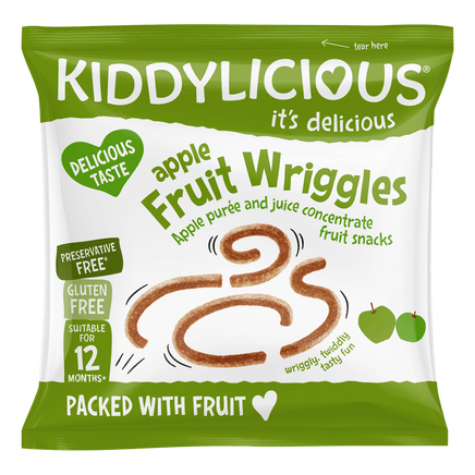  Kiddylicious Fruit Wriggles 12M + 