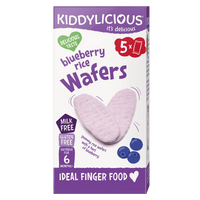 Kiddylicious Rice Wafers 6M +