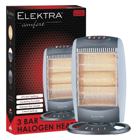 Elektra 3 Bar Halogen Heater