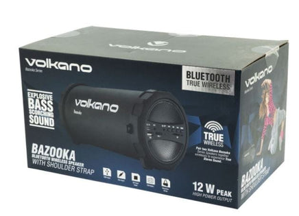  Volkano Bazooka Bluetooth Speaker - High-powered Rechargeable 