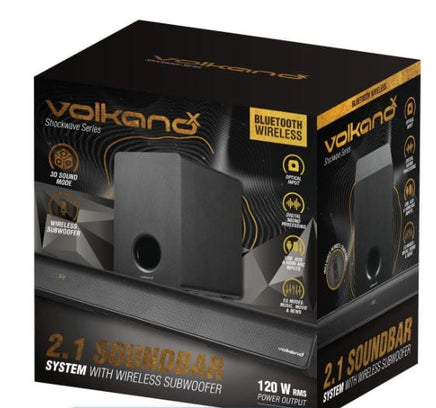  VolkanoX Shockwave Series 2.1 Soundbar - 120W 