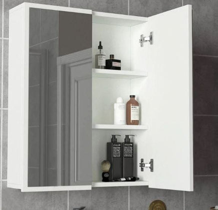 Armoire Kayla Bathroom Mirror Cabinet White CALEBO