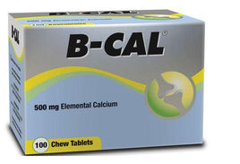 B-Cal 500mg Chewable Tabs 100's HM