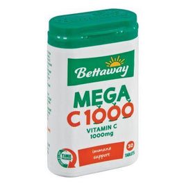 Bettaway Mega C 1000 -30tabs Helderberg Medical