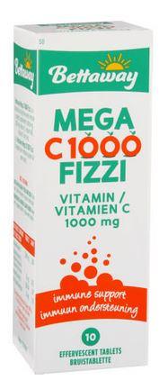 Bettaway Mega C Fizzy Tabs 10 Helderberg Medical