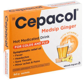 Cepacol MedSip Ginger 8 Sachets HM