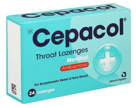 Cepacol Throat Lozenges Menthol 24 HM