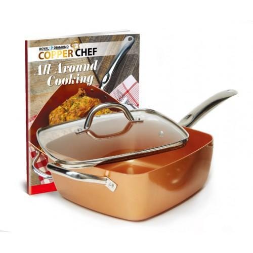Non Stick Copper Chef Diamond Pan Oven Safe Buy Copper Chef Piece