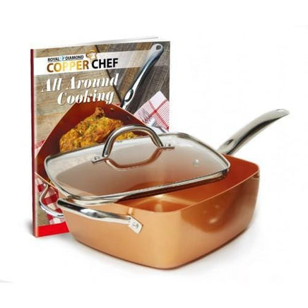  Copper Chef - 3 Piece 24cm Deep Dish Square Pan 