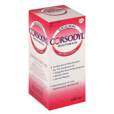 Corsodyl Mouth Wash 200ml Helderberg Medical