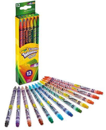  Crayola – 12 Twistable Erasable Pencils 