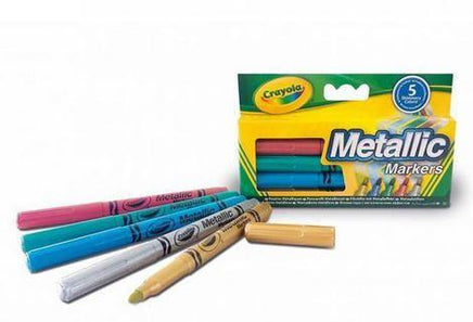  Crayola – 5 Metallic Markers 