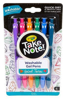 Crayola Take Note – 6 Washable Gel Pens