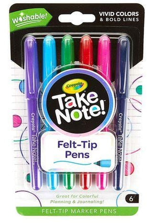  Crayola Take Note – Washable Felt Tip Markers 