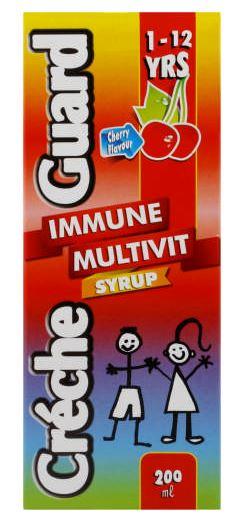 Creche Guard Immune Multivit Syrup 200ml HM