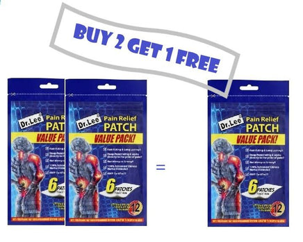Dr. Lee Pain Relieve Patches 6 BUY 2 GET 1 FREE Helderberg Medical