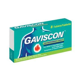 Gaviscon Peppermint Tabs 8 HM