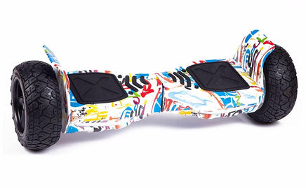 Hoverboard i-Glide™ V4 8.5" Bluetooth Off-Road-White Graffiti iGlide