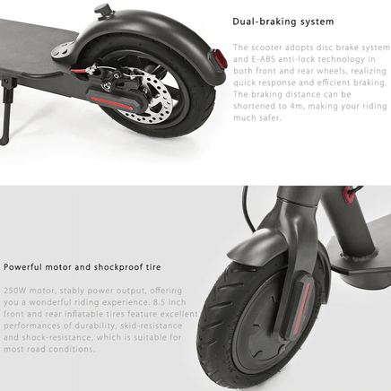 iGlide™ V6 10" Folding Electric Scooter White iGlide