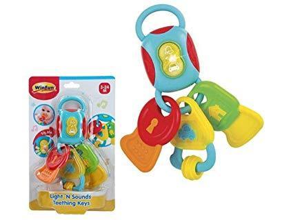  Winfun Light & Sound Rattle Keys - 185 