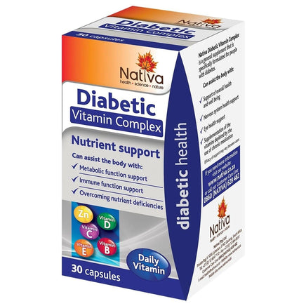 Nativa Diabetic Vitamin Complex 30 Helderberg Medical