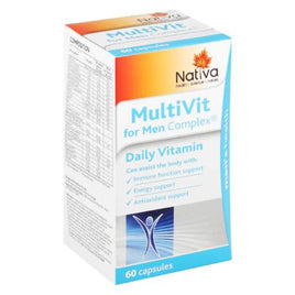 Nativa For Men Complex Multivit 60 Capsules Helderberg Medical