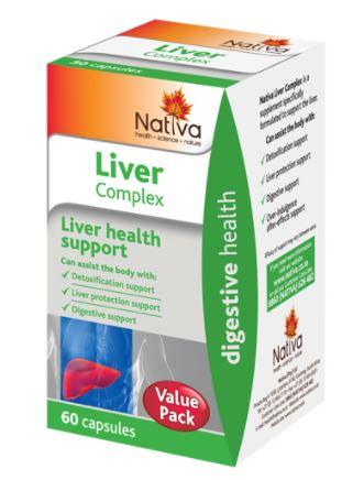 Nativa Liver Complex 60 Capsules Helderberg Medical