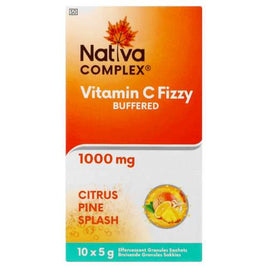 Nativa Vitamin Fizzy Citrus Pine Splash 10X50g Sachets Helderberg Medical