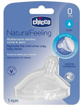 Chicco Natural Feeling Teat 0m+ Regular Flow – 1pc