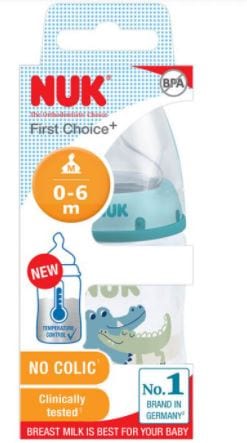 NUK First Choice + Baby Bottle 150ml 0-6M HM