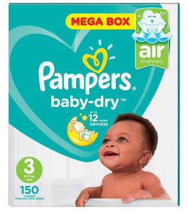 Pampers Active Baby Dry Size 3 Mega Pack 150 Helderberg Medical