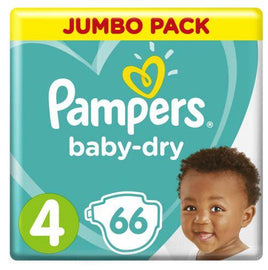 Pampers Active Baby-Dry Size 4 Jumbo Pack 66 Nappies Helderberg Medical