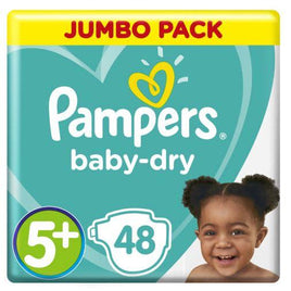 Pampers Active Baby-Dry Size 5+ Jumbo Pack 48 Nappies Helderberg Medical