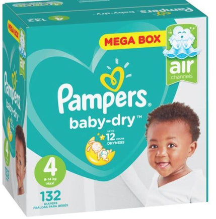 Pampers Active Baby Nappies Mega Box Maxi 132'S Helderberg Medical