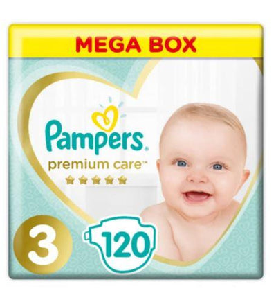 Pampers Premium Care Mega Box 120 Midi (S3) HM