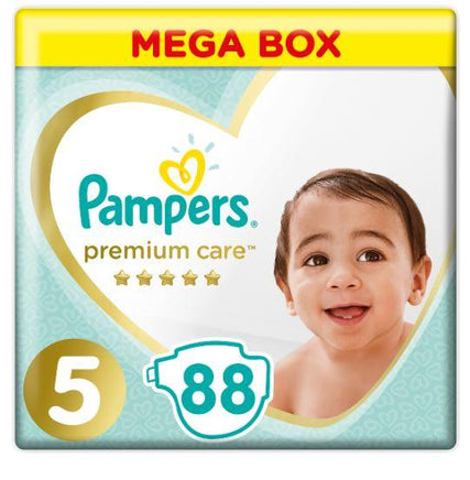 Pampers Premium Care Mega Box 88 Jnr (S5) HM