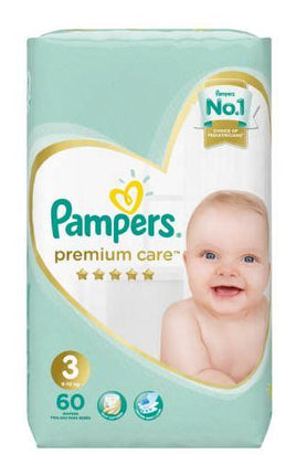 Pampers Premium Care Size 3 Value Pack 60 Nappies Helderberg Medical
