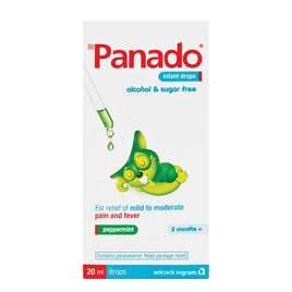 Panado Infant Drops Peppermint 20ml Helderberg Medical