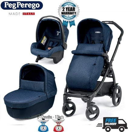 Peg-Perego Futura Modular (3 in 1) Car Seat Carry Cot stroller pram