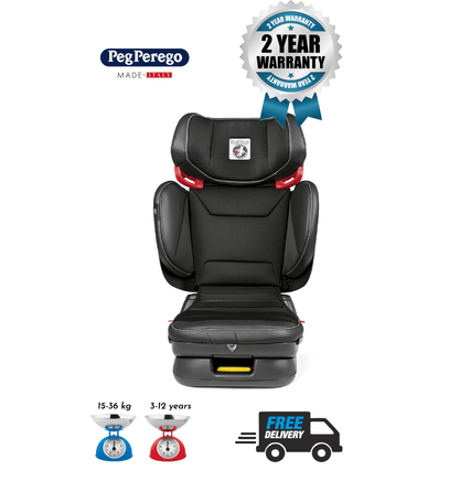 Peg-Perego Viaggio 2-3 Flex Crystal Black Adjustable heights and foldable car seat