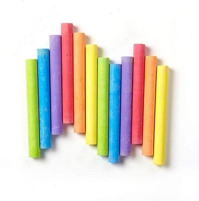  Crayola Coloured 12 Colour Anti Dust Chalk 