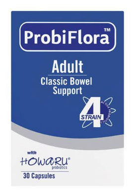 Probiflora Adult 4-Strain Bowel Support Probiotic 30 VegeCaps Helderberg Medical