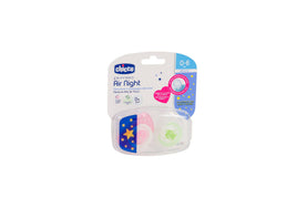 Soother Physio Air 0-6m 2pcs In Case – Lumi Glow in the Dark Prima Baby