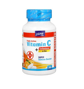 Triple Action Vitamin C + Selenium & Zinc 60 Capsules HM