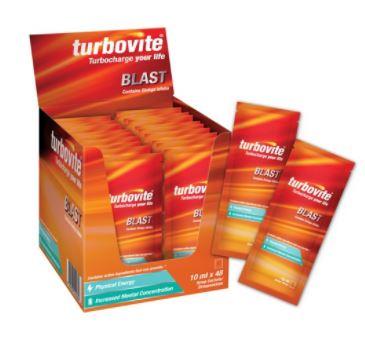 Turbovite Blast 10ml x 48 Sachets Helderberg Medical